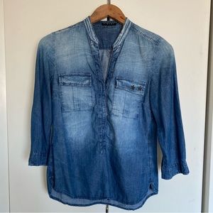Sisley denim chambray shirt